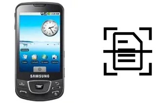 Come scannerizzare su un Samsung I7500 Galaxy