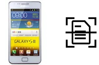 Come scannerizzare su un Samsung I9100G Galaxy S II