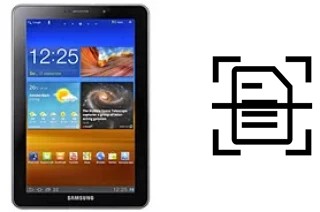 Come scannerizzare su un Samsung P6810 Galaxy Tab 7.7