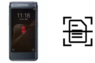 Come scannerizzare su un Samsung W2017