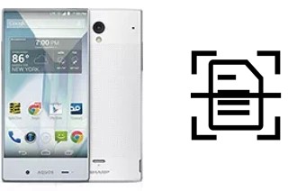 Come scannerizzare su un Sharp Aquos Crystal