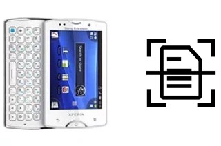 Come scannerizzare su un Sony Ericsson Xperia mini pro