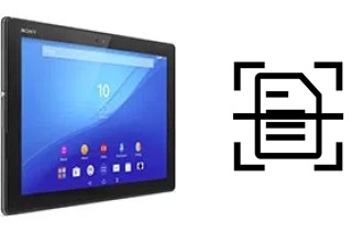 Come scannerizzare su un Sony Xperia Z4 Tablet LTE