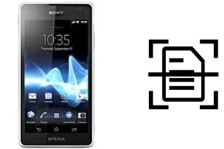 Come scannerizzare su un Sony Xperia GX SO-04D