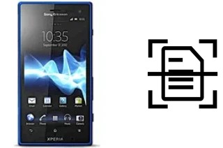 Come scannerizzare su un Sony Xperia acro HD SO-03D