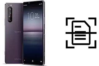 Come scannerizzare su un Sony Xperia 1 II