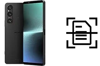 Come scannerizzare su un Sony Xperia 1 V