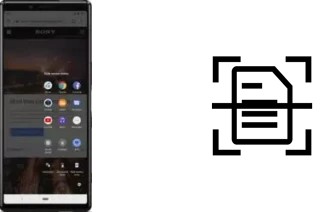 Come scannerizzare su un Sony Xperia 1