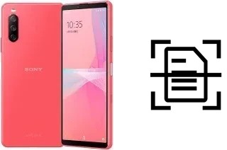 Come scannerizzare su un Sony Xperia 10 III Lite