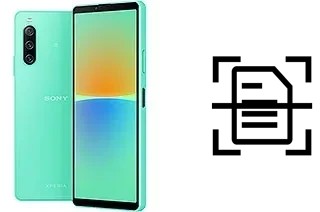 Come scannerizzare su un Sony Xperia 10 IV