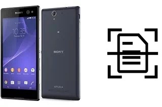 Come scannerizzare su un Sony Xperia C3 Dual