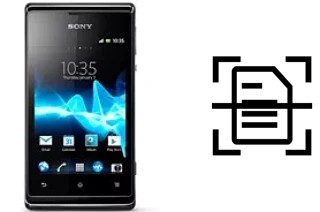 Come scannerizzare su un Sony Xperia E dual