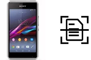 Come scannerizzare su un Sony Xperia E1 dual