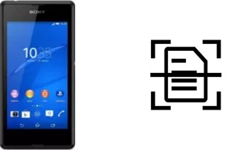 Come scannerizzare su un Sony Xperia E3 4G