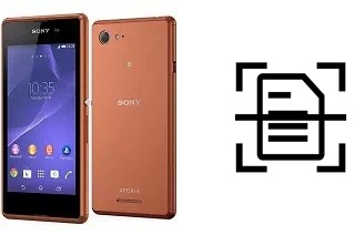 Come scannerizzare su un Sony Xperia E3 Dual