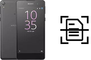 Come scannerizzare su un Sony Xperia E5