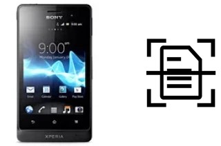 Come scannerizzare su un Sony Xperia go