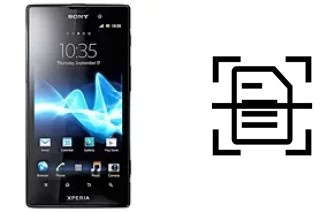 Come scannerizzare su un Sony Xperia ion HSPA