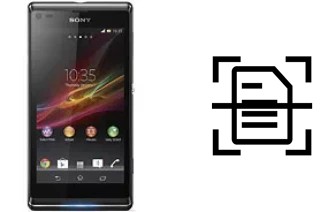 Come scannerizzare su un Sony Xperia L