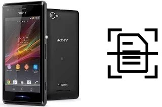 Come scannerizzare su un Sony Xperia M