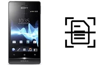 Come scannerizzare su un Sony Xperia miro