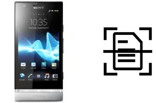 Come scannerizzare su un Sony Xperia P