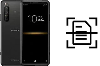 Come scannerizzare su un Sony Xperia Pro (2020)