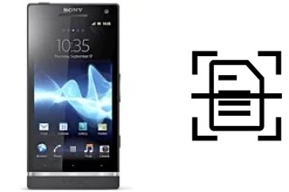 Come scannerizzare su un Sony Xperia SL