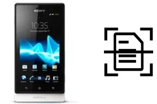 Come scannerizzare su un Sony Xperia sola