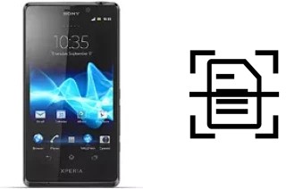 Come scannerizzare su un Sony Xperia T