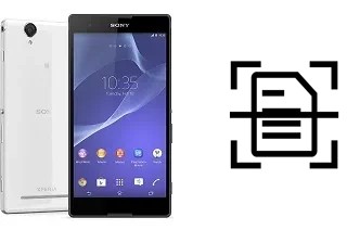 Come scannerizzare su un Sony Xperia T2 Ultra dual