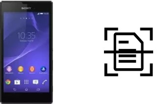 Come scannerizzare su un Sony Xperia T3 3G