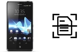 Come scannerizzare su un Sony Xperia T LTE