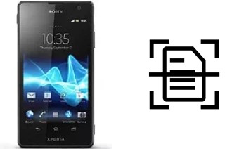 Come scannerizzare su un Sony Xperia TX