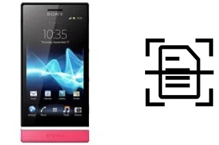 Come scannerizzare su un Sony Xperia U