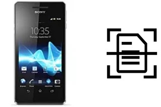 Come scannerizzare su un Sony Xperia V