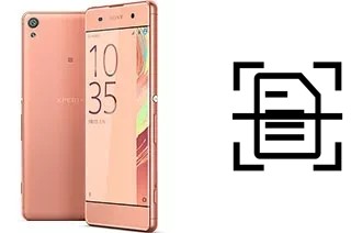 Come scannerizzare su un Sony Xperia XA