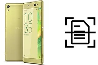 Come scannerizzare su un Sony Xperia XA Ultra