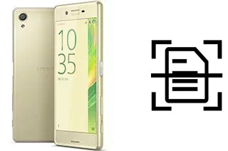 Come scannerizzare su un Sony Xperia X