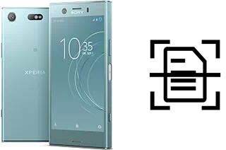 Come scannerizzare su un Sony Xperia XZ1 Compact