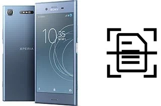 Come scannerizzare su un Sony Xperia XZ1