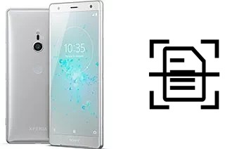 Come scannerizzare su un Sony Xperia XZ2