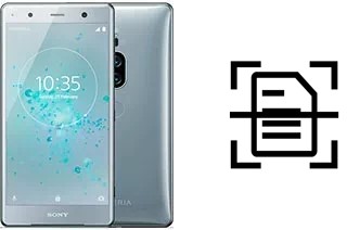 Come scannerizzare su un Sony Xperia XZ2 Premium