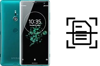 Come scannerizzare su un Sony Xperia XZ3