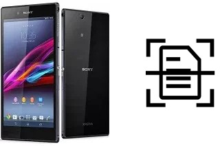 Come scannerizzare su un Sony Xperia Z Ultra