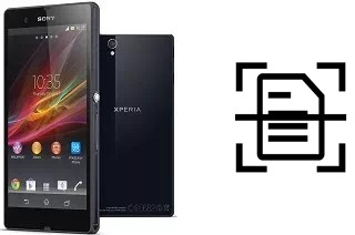 Come scannerizzare su un Sony Xperia Z