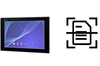 Come scannerizzare su un Sony Xperia Z2 Tablet LTE