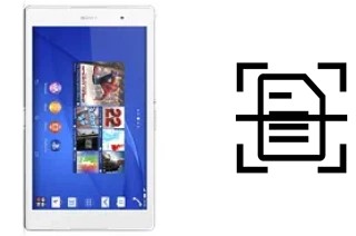 Come scannerizzare su un Sony Xperia Z3 Tablet Compact