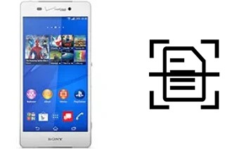 Come scannerizzare su un Sony Xperia Z3v