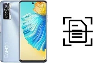 Come scannerizzare su un Tecno Camon 17 Pro